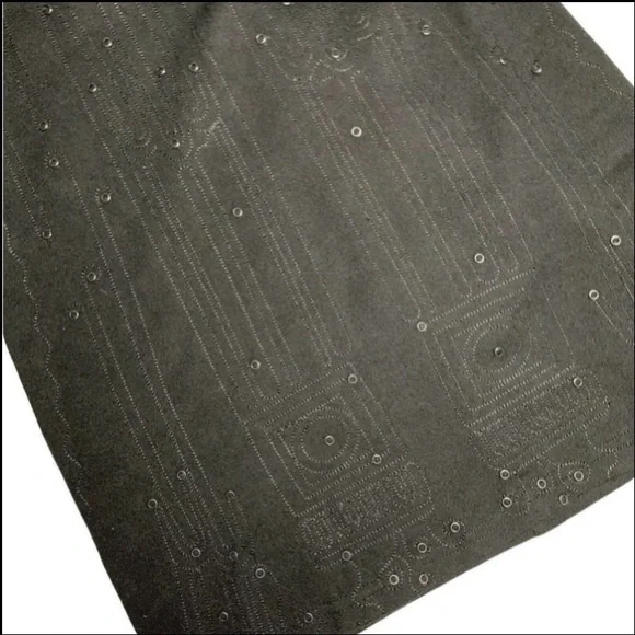 NWT LUCY PARIS ART DECO EMBROIDERED & RIVET DETAIL MINI DRESS L - Picture 2 of 10